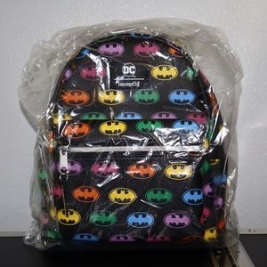 Batman Rainbow Logo Loungefly Mini-Backpack